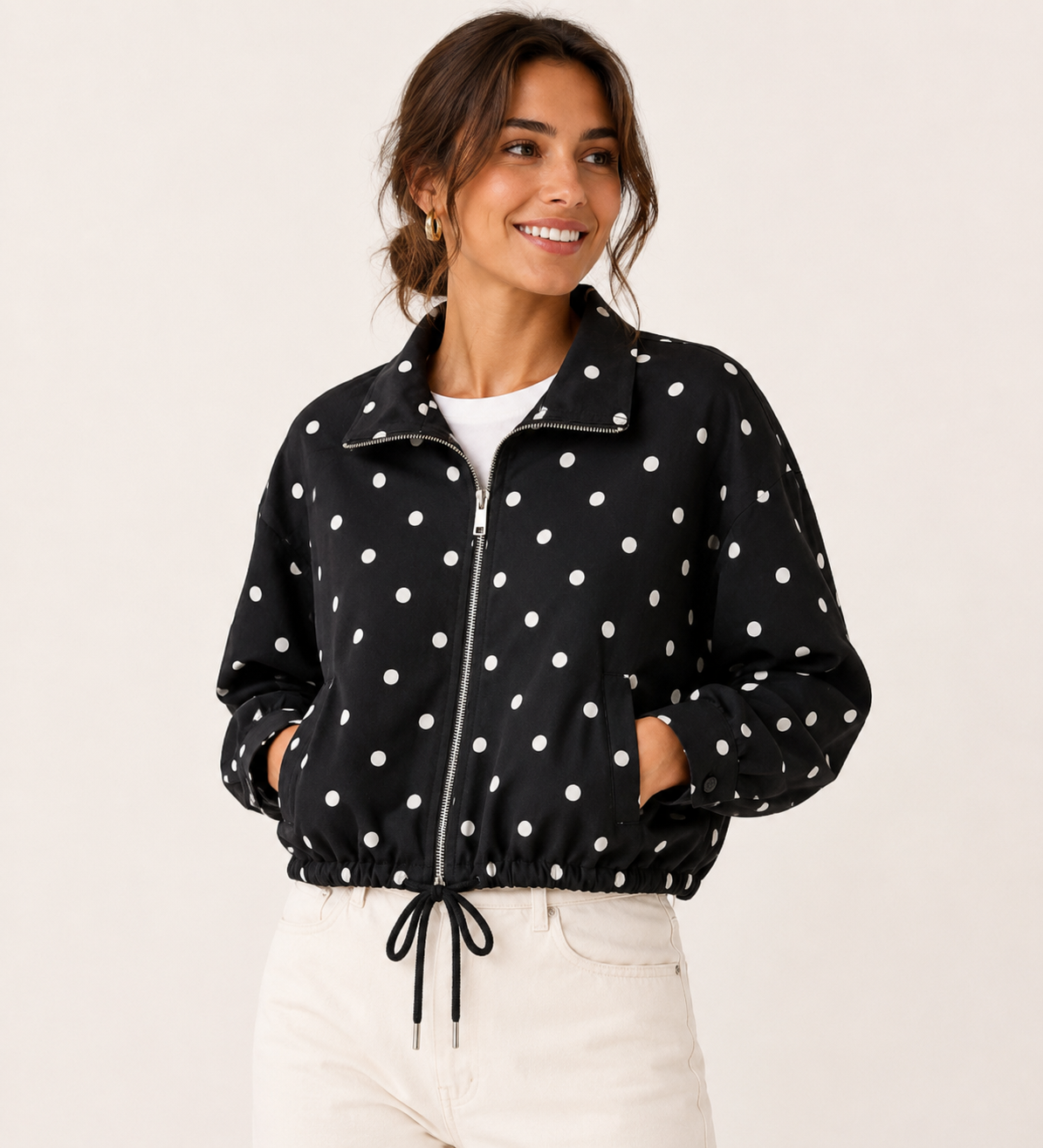 Polka dot jacket