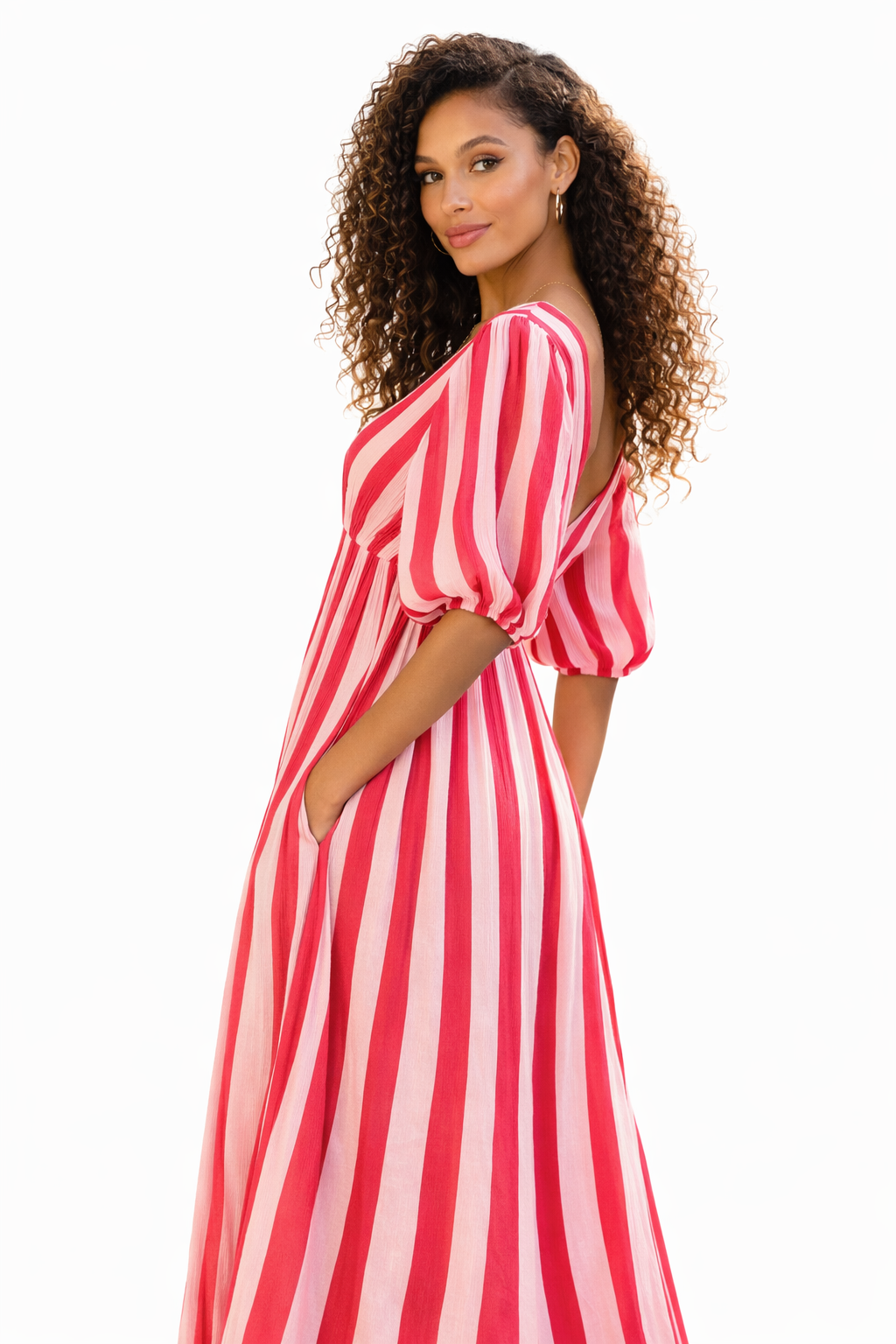 Summer dress stripe 